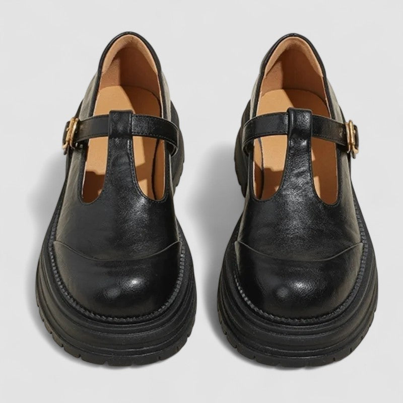 Scarpe Donna Casual Platform con Cinturino a T