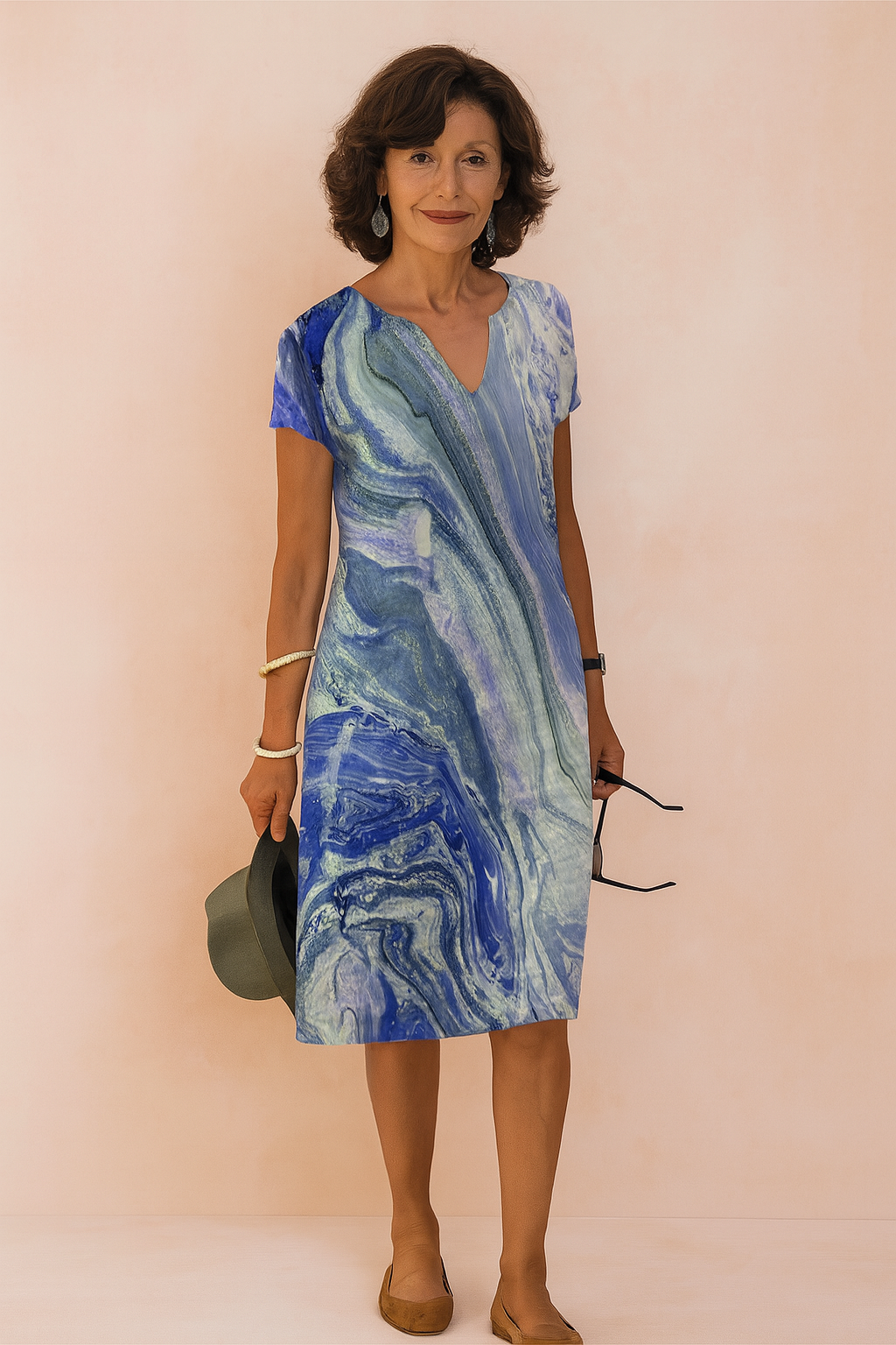 SARAH | Elegante abito estivo con scollo a V 2