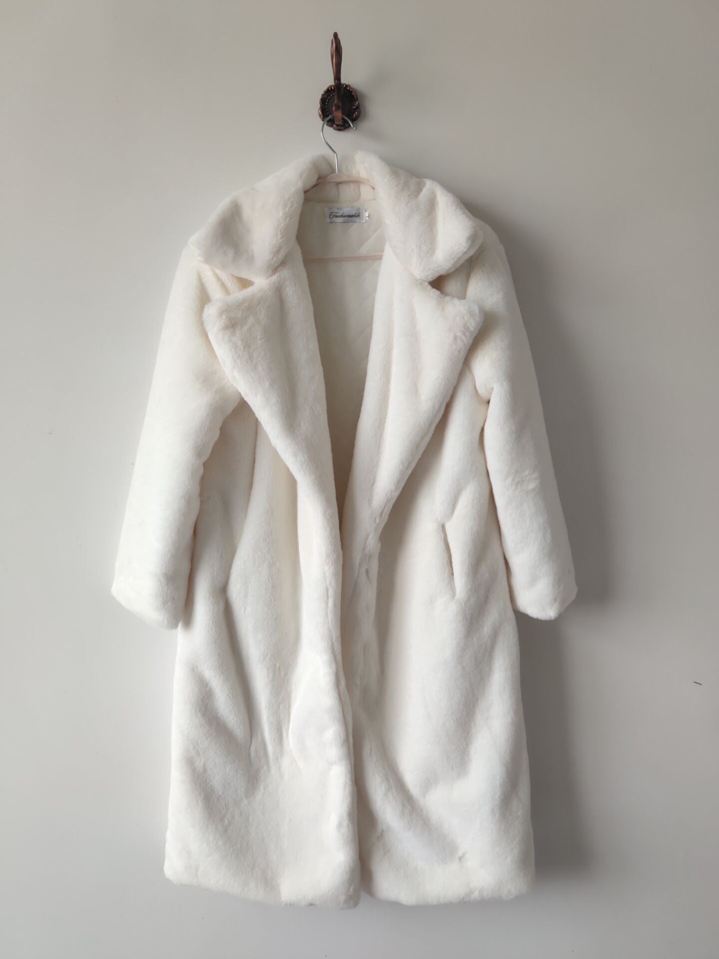 Cappotto Donna Lungo in Pile Morbido Caldo Elegante - Brentozzi