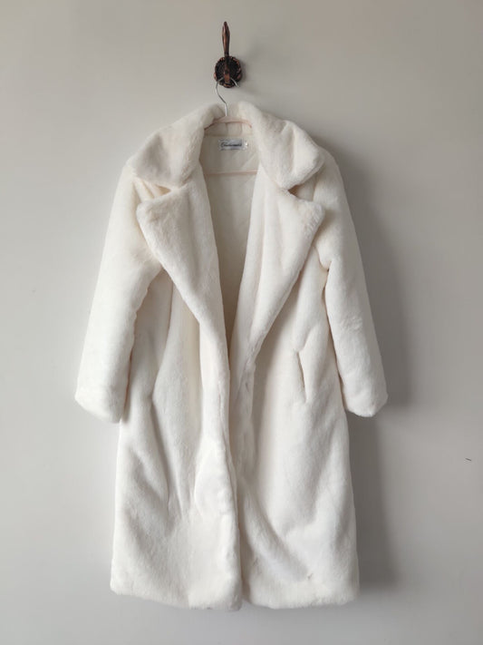 Cappotto Donna Lungo in Pile Morbido Caldo Elegante - Brentozzi