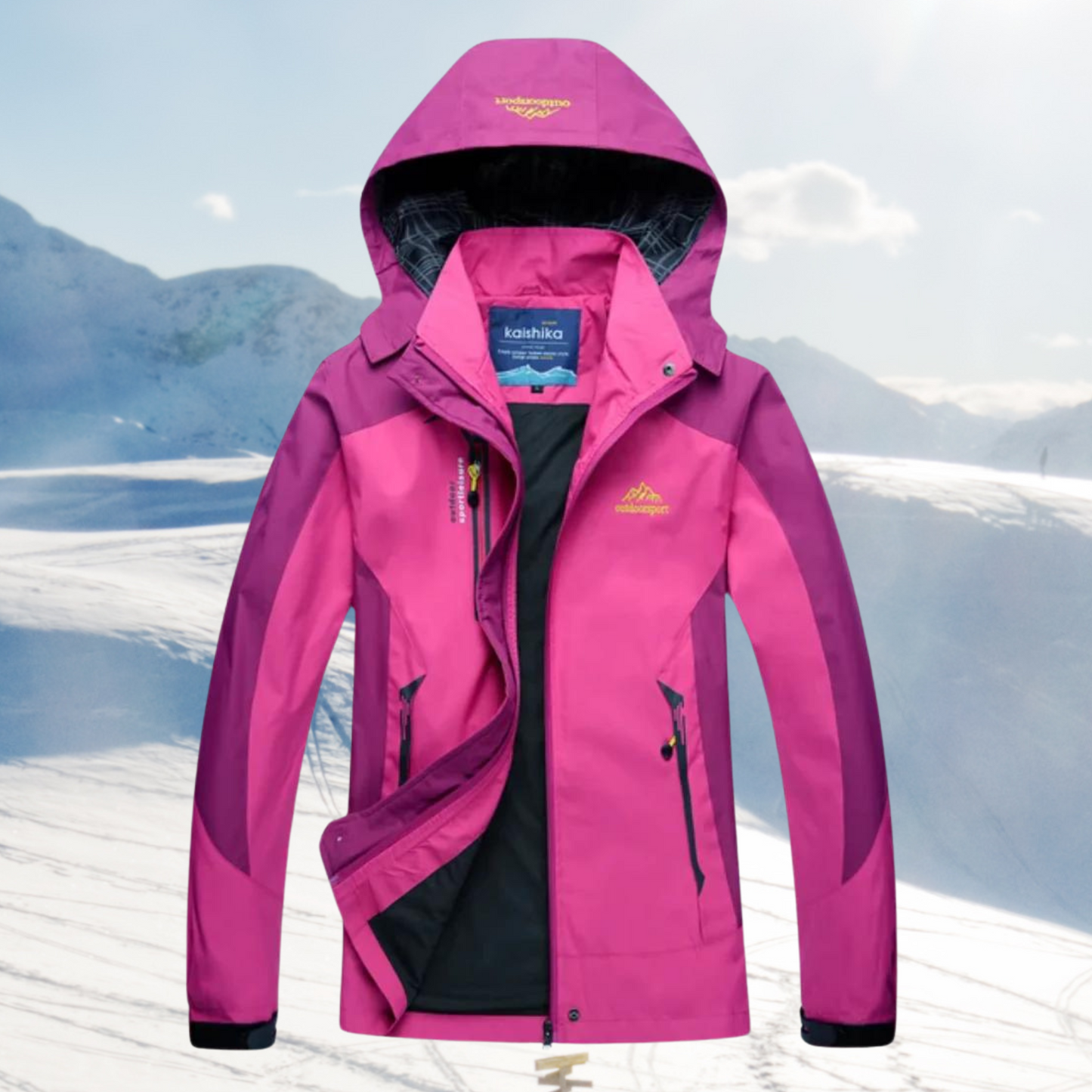 Giacca Donna Impermeabile Outdoor con Cappuccio per Avventure