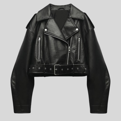 Giacca Donna in Pelle Stile Elegante Vestibilità Classica - Brentozzi