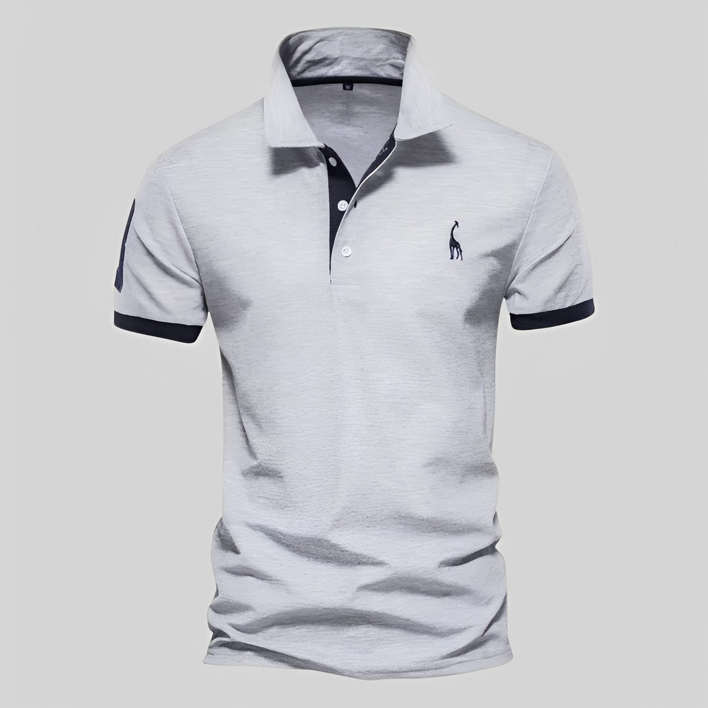 Polo Uomo Stile Classico Tessuto Morbido