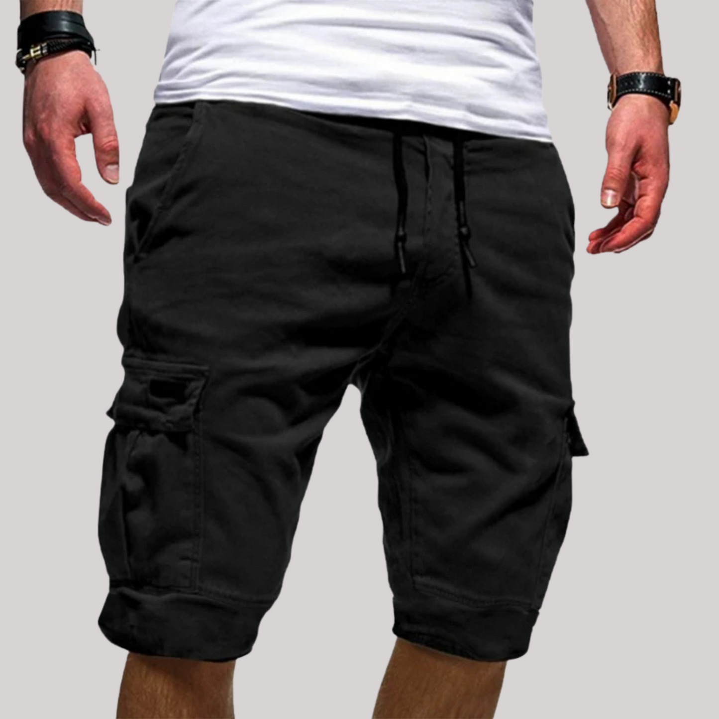 Bermuda Cargo Uomo con Coulisse e Tasche
