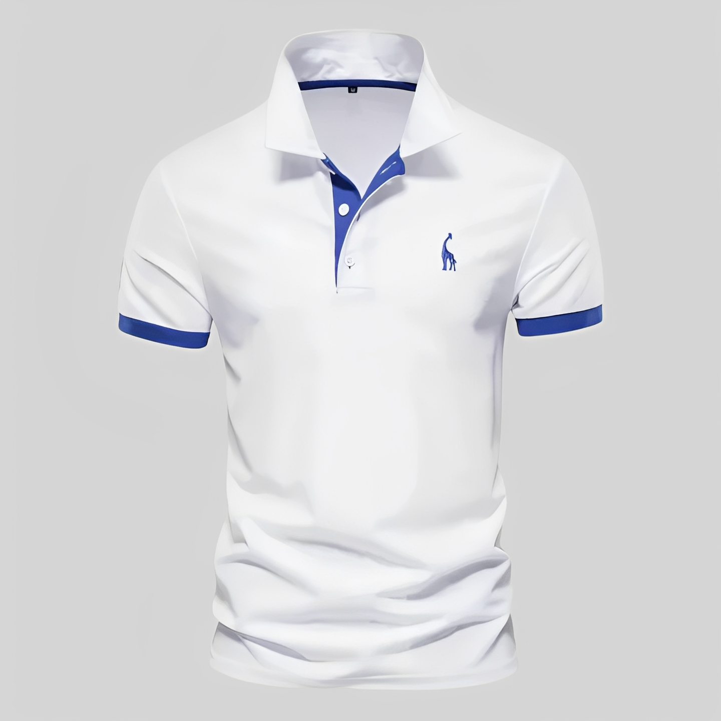 Polo Uomo Stile Classico Tessuto Morbido