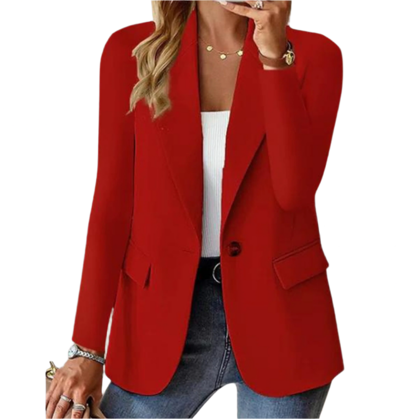 Blazer Donna Colletto Rever Manica Lunga Classico - Brentozzi