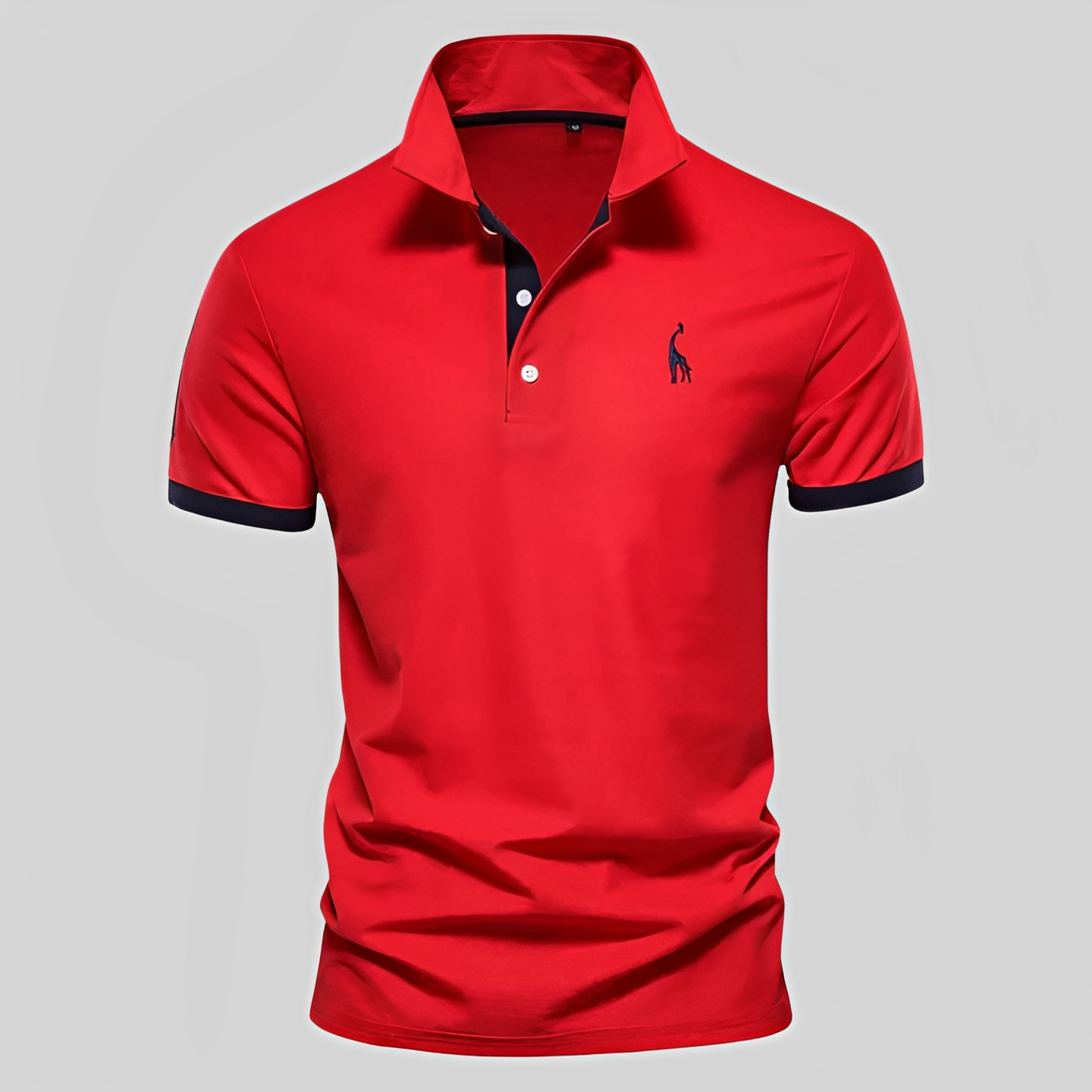 Polo Uomo Stile Classico Tessuto Morbido
