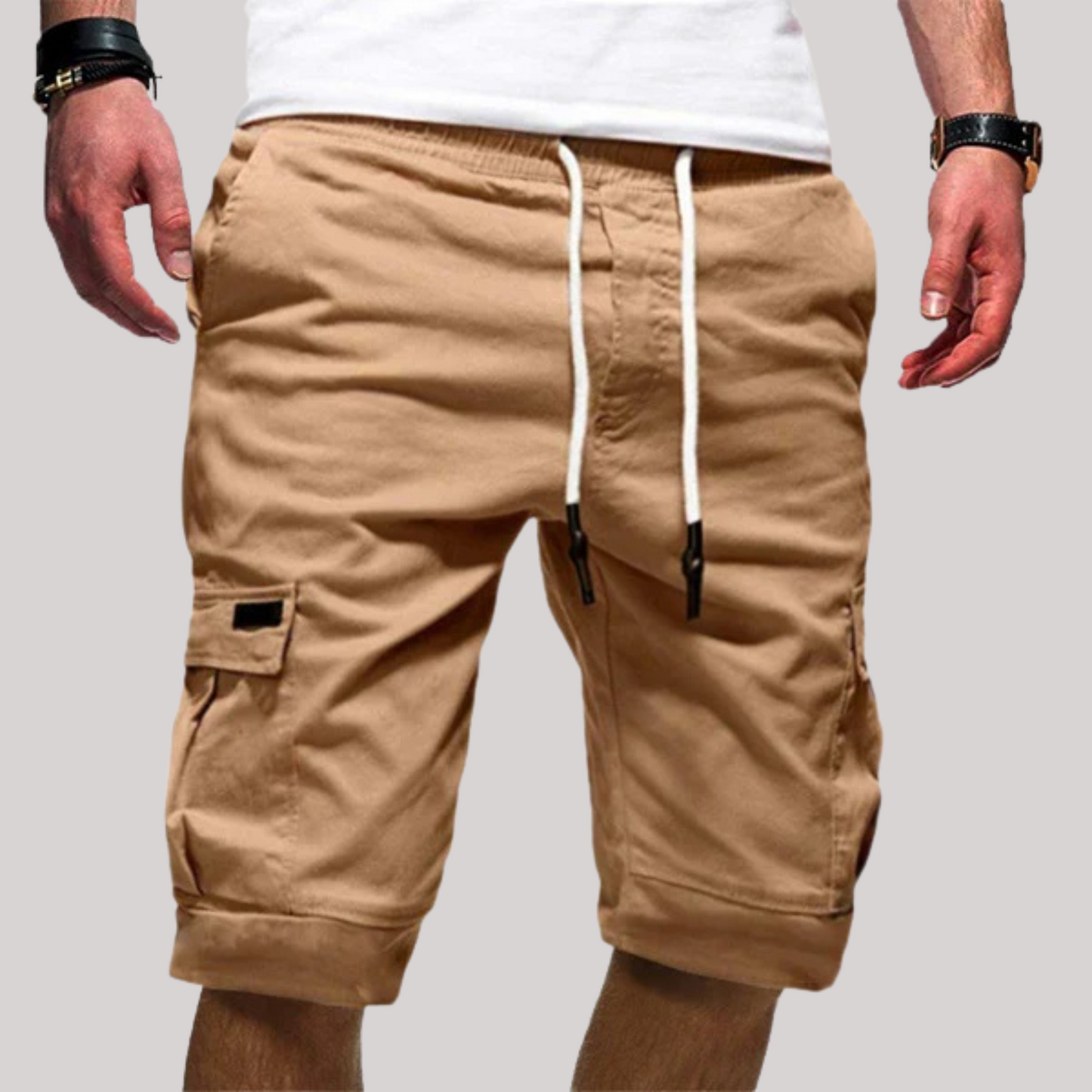 Bermuda Cargo Uomo con Coulisse e Tasche