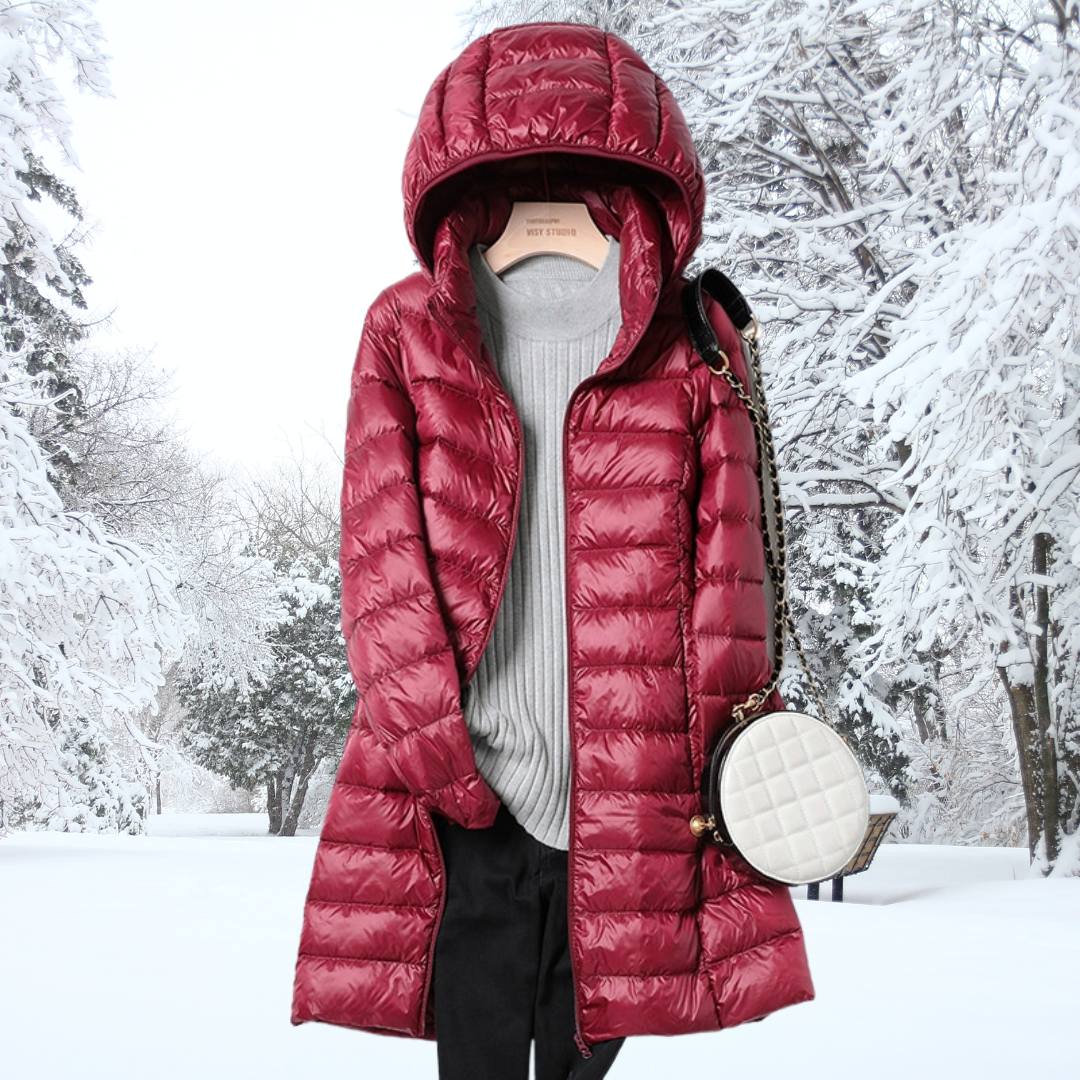 Giacca Imbottita Donna Leggera Calda Idrorepellente