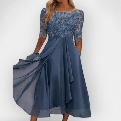Abito Midi Donna Moderno Elegante - Brentozzi