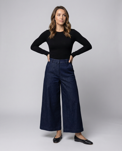 Pantaloni Denim Donna Vestibilità Comoda - Brentozzi