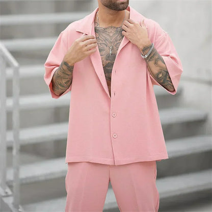 Completo Estivo Uomo Maglia Manica Corta e Pantaloncini