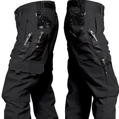 Pantaloni Tattici Uomo Tessuto Resistente Vestibilità Regolare