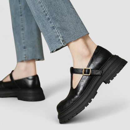 Scarpe Donna Casual Platform con Cinturino a T