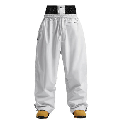 Pantaloni Sci Unisex Stile Cargo Vestibilità Larga
