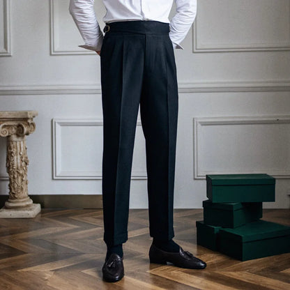Pantaloni Uomo Eleganti Taglio Classico