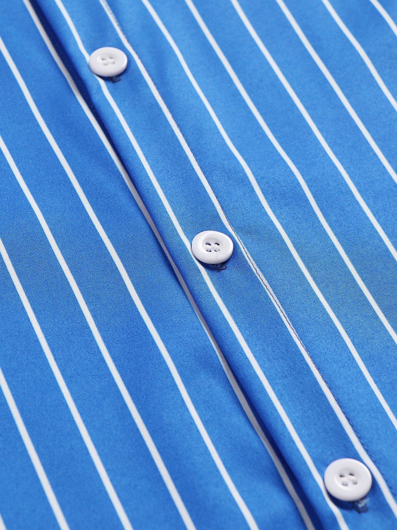 Camicia Uomo a Righe Tessuto Traspirante Slim Fit