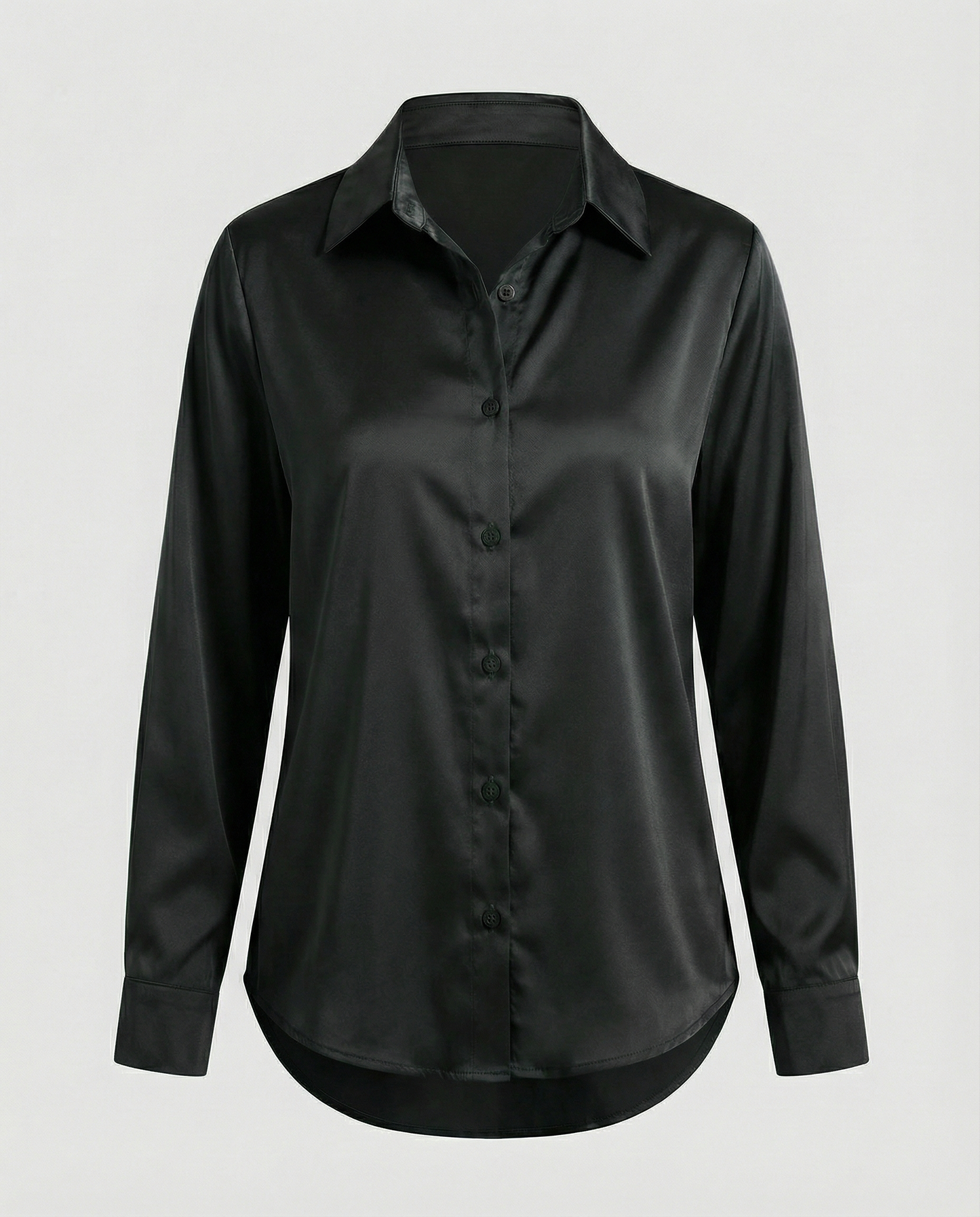 Camicia Donna in Raso Vestibilità Ampia
