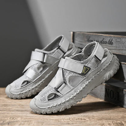 Samuel | Uomo Sandalo Sportivo Punta Chiusa Velcro Mesh Outdoor 3