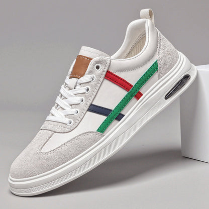 Sneakers Uomo in Pelle Scamosciata Bassa - Vesarelli