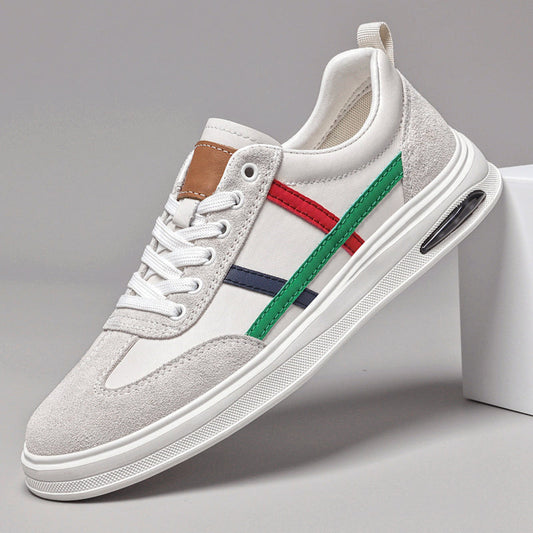 Sneakers Uomo in Pelle Scamosciata Bassa - Vesarelli
