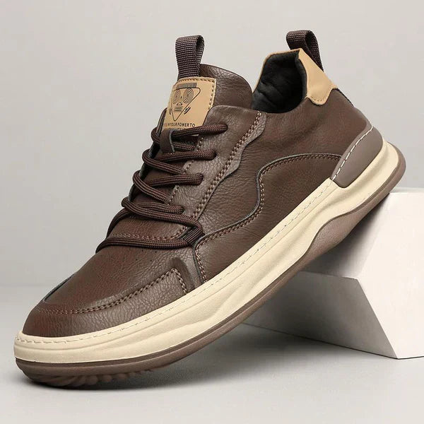 Savero | Sneakers Uomo In Pelle Con Lacci 10