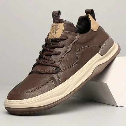 Savero | Sneakers Uomo In Pelle Con Lacci 10