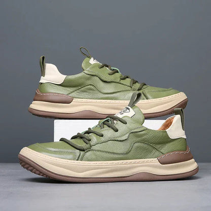 Savero | Sneakers Uomo In Pelle Con Lacci 2