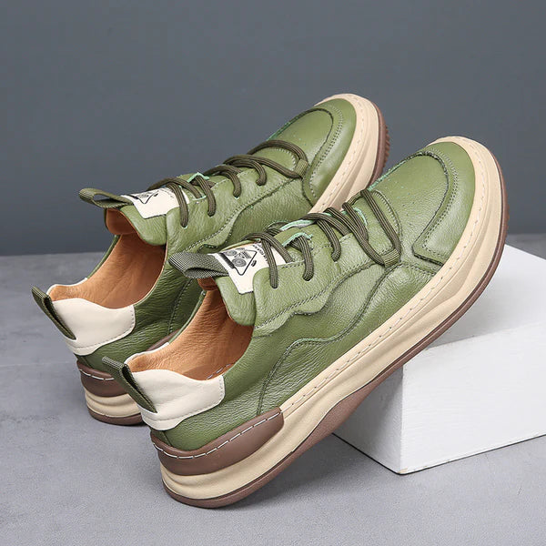 Savero | Sneakers Uomo In Pelle Con Lacci 4