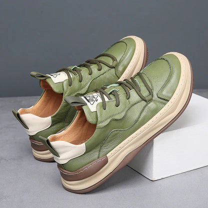 Savero | Sneakers Uomo In Pelle Con Lacci 4