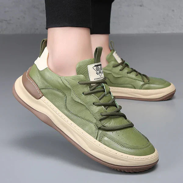 Savero | Sneakers Uomo In Pelle Con Lacci 6