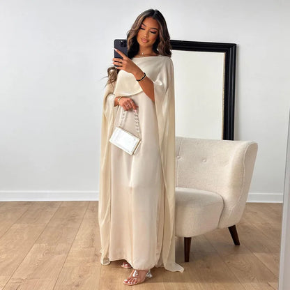 Abito Maxi Donna in Satin Elegante