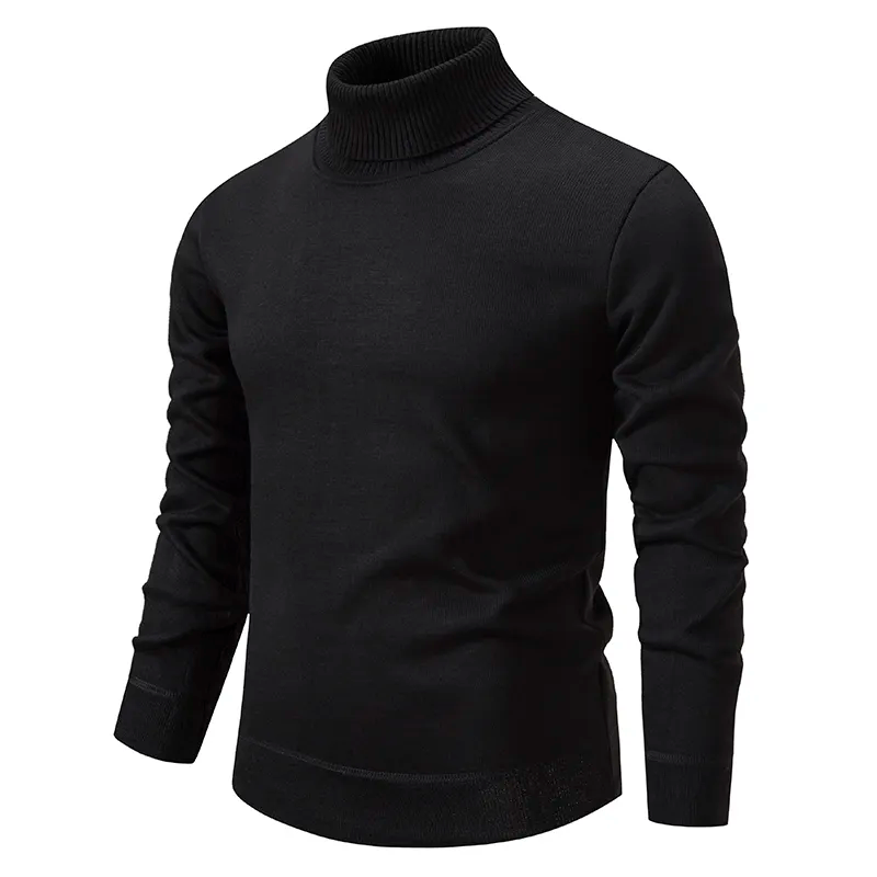 Maglione Donna in Cotone Collo Alto Stile Scandinavo
