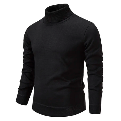 Maglione Donna in Cotone Collo Alto Stile Scandinavo