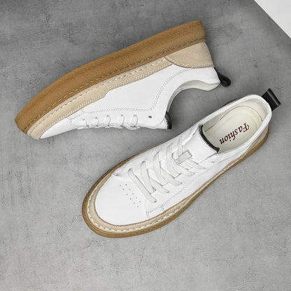 Scarpe Derby Uomo Stringate Suola in Gomma