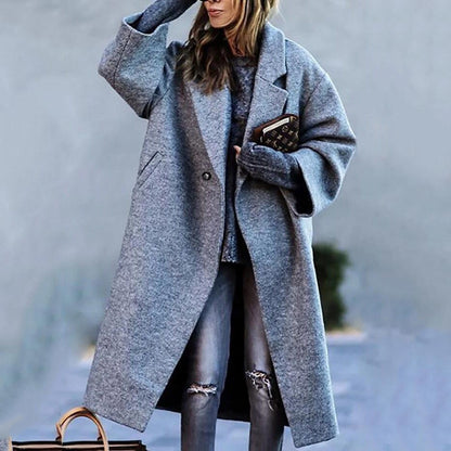 Trenchcoat Donna Elegante Lungo Stile Classico Autunnale Invernale - Brentozzi