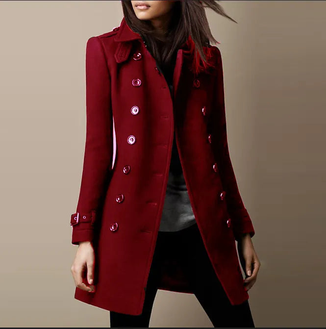 Cappotto Donna Doppiopetto Classico