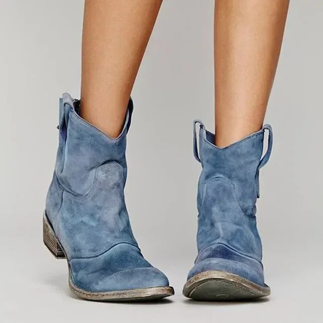Stivaletti Donna Stile Cowboy Comodi
