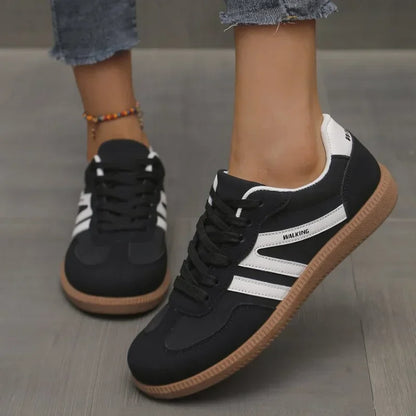 Sneaker Uomo con Lacci Suola in Gomma