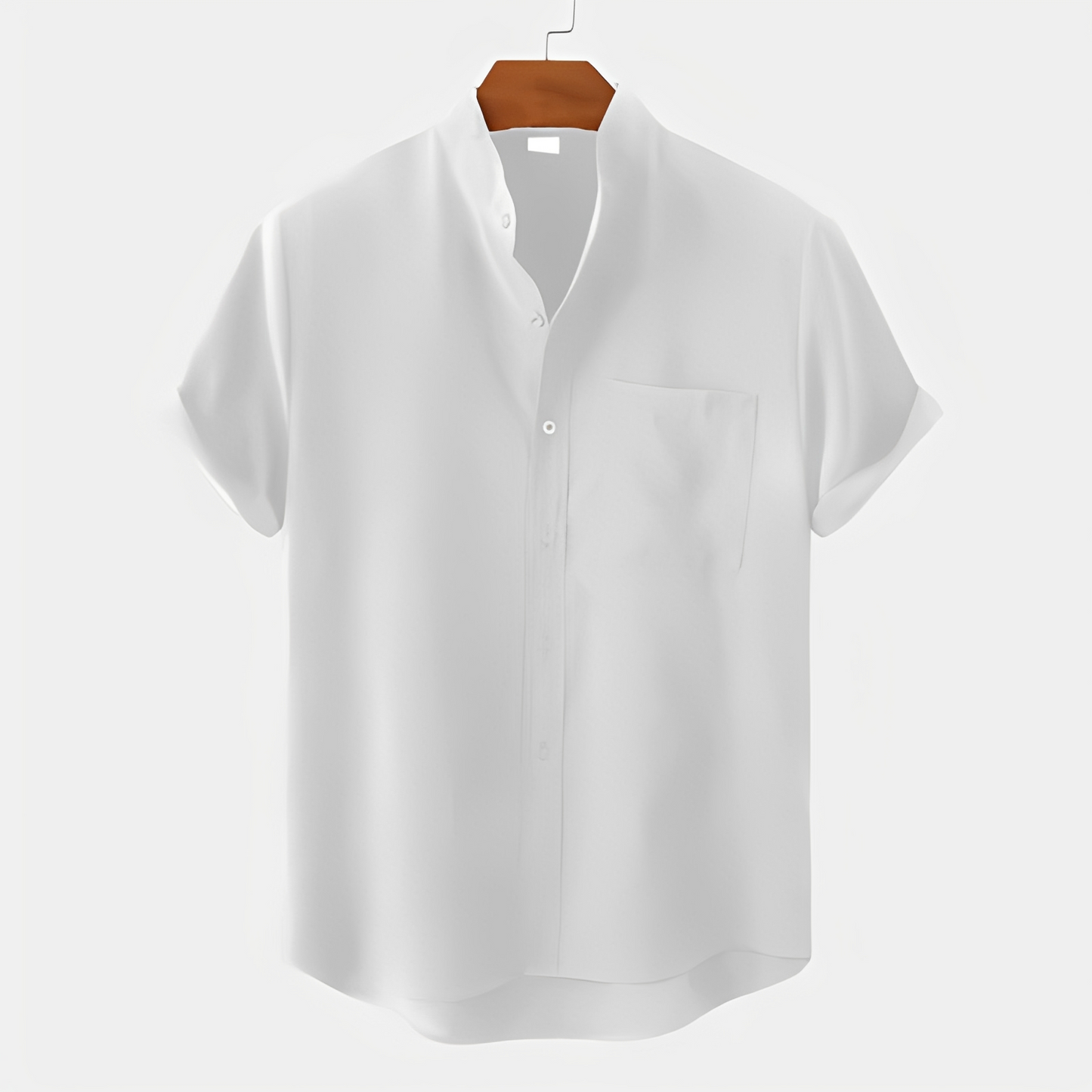 Camicia Uomo Estiva Stile Modaiolo Vestibilità Regular