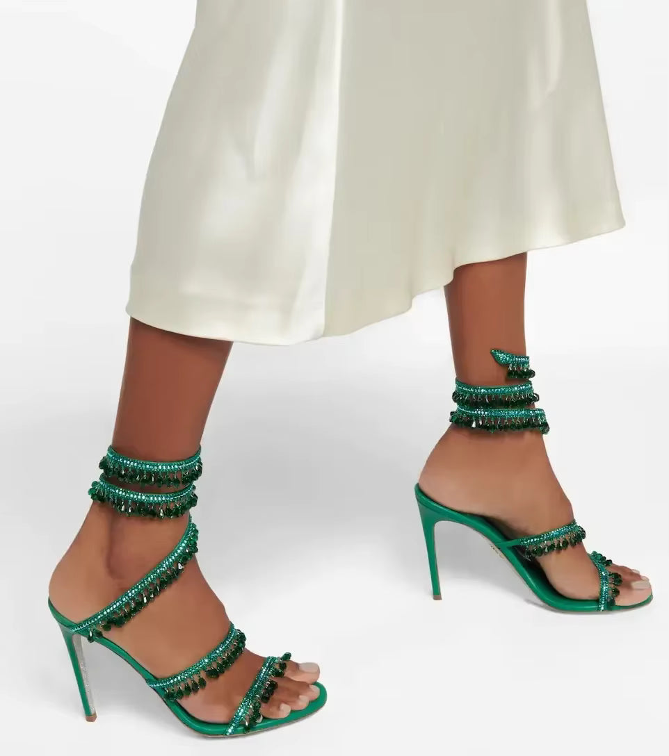 Sandali Donna Stiletto Tacco Alto Eleganti