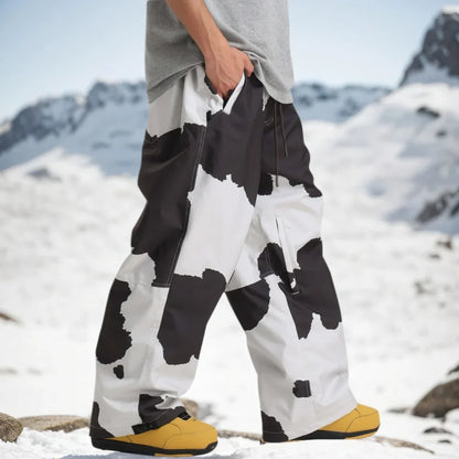 Pantaloni Uomo Tessuto Morbido Gamba Larga Tasche - Brentozzi