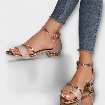Sandali Donna Eleganti Punta Aperta