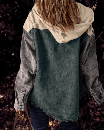 Giacca Donna Stile Retrò con Tasche Funzionali