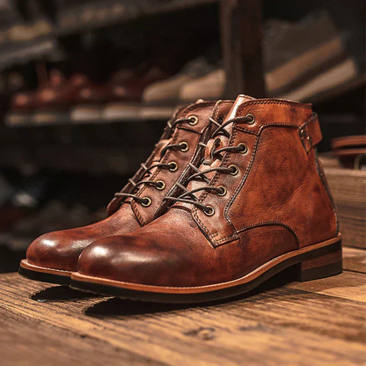 Stivali Uomo Tomaia Chiusa Forma Classica Casual - Brentozzi