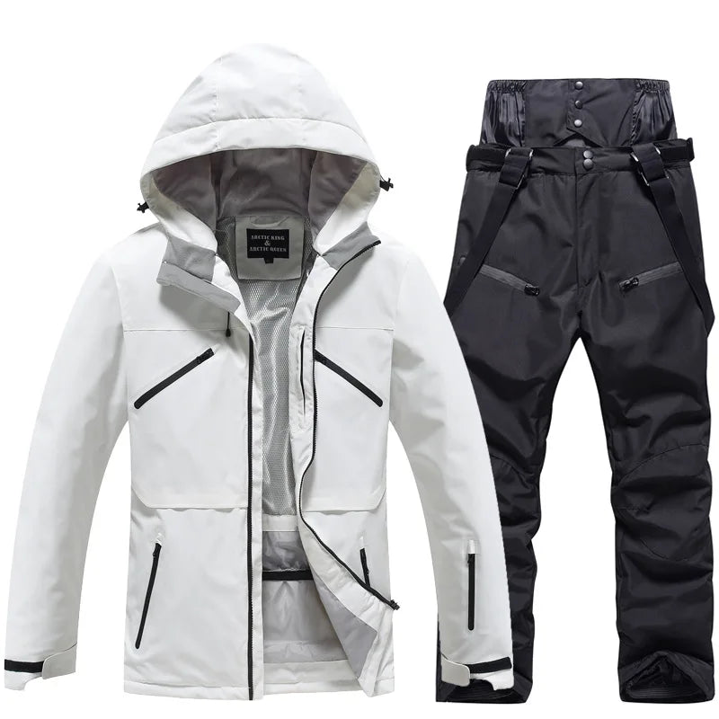 Tuta Sci Unisex Due Pezzi Giacca Pantaloni