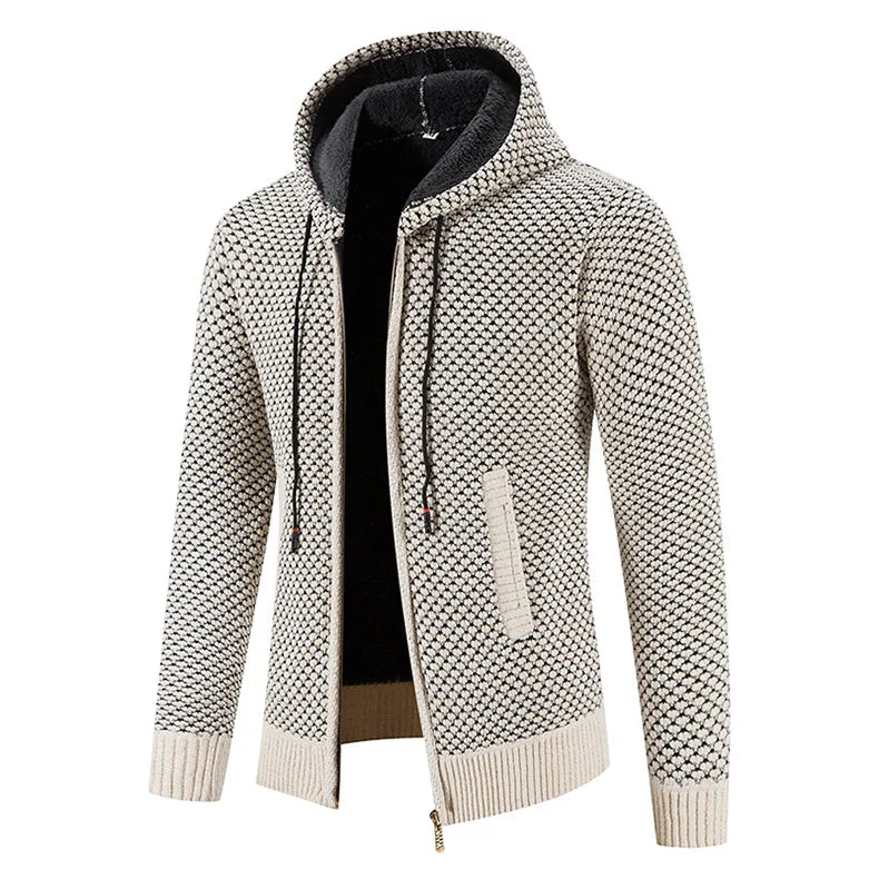 Cardigan Uomo Maglia Calda Stile Invernale