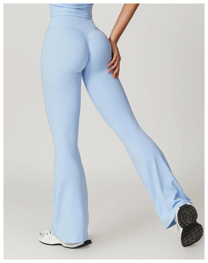 Pantaloni Yoga Donna Vita Alta Fascia Laterale