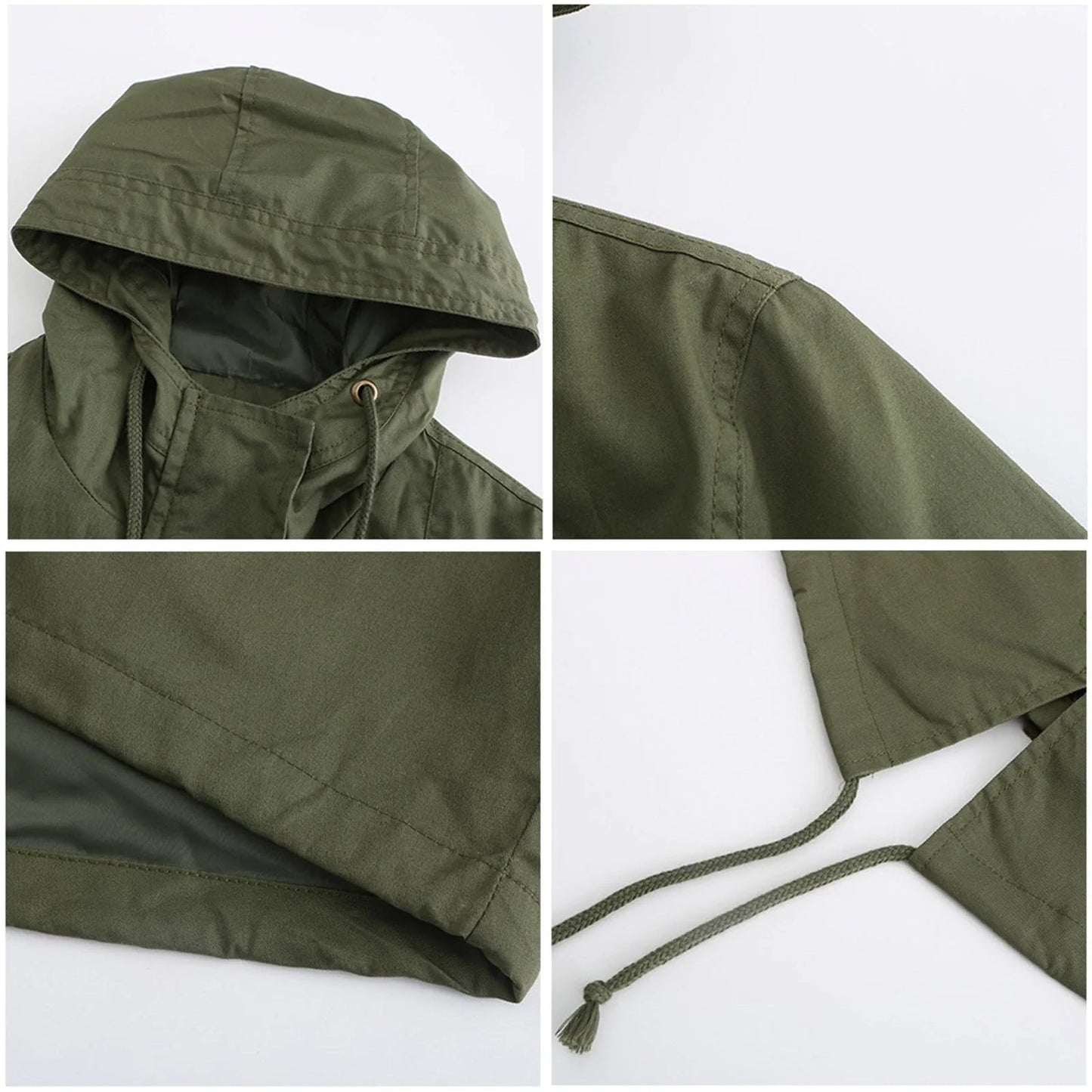 Giacca Antipioggia Donna Impermeabile per Attività Outdoor
