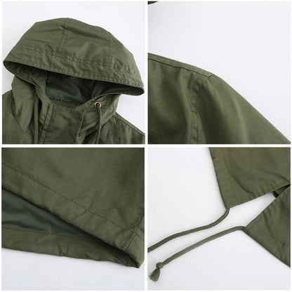 Giacca Antipioggia Donna Impermeabile per Attività Outdoor